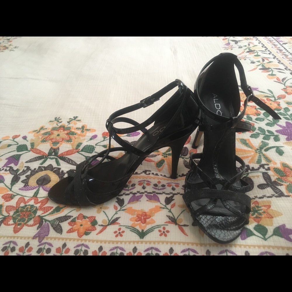 Aldo black high heels